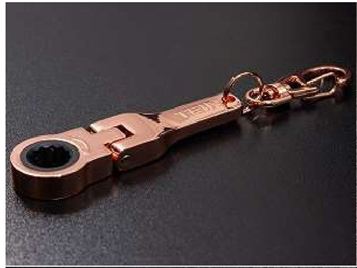 TEIN KEY CHAIN: RATCHET ROSE GOLD