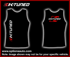 K-TUNED TANK TOP: DISTRESSED VERTICAL LOGO (LARGE)